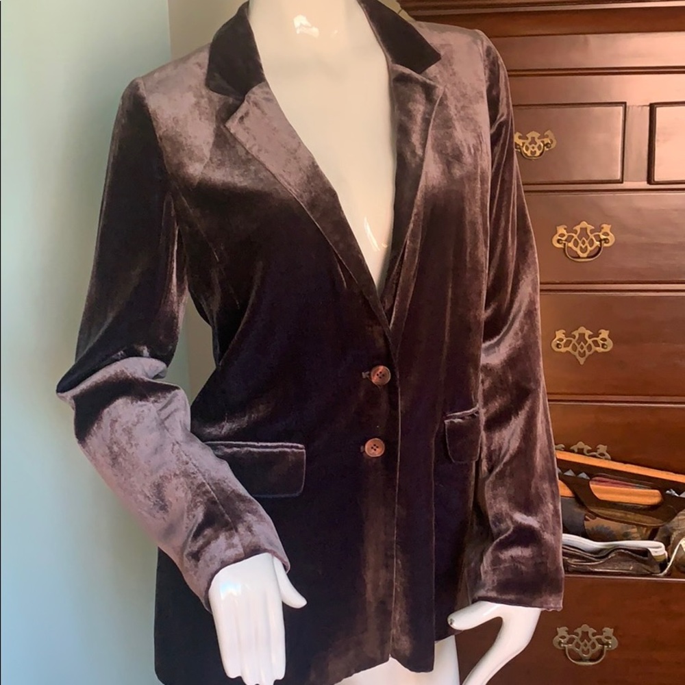 GORGEOUS VELVET (ish) BLAZER!